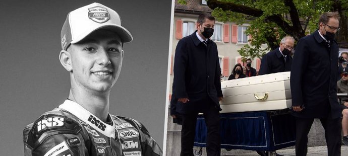 Ve Švýcarsku se konalo poslední rozloučení s motocyklistou Jasonem Dupasquierem, který zahynul po těžké nehodě v kvalifikaci na Velkou cenu Itálie
