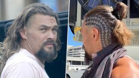 »Aquaman« Jason Momoa po drastickém sestřihu: Ukázal nové tetování na hlavě!