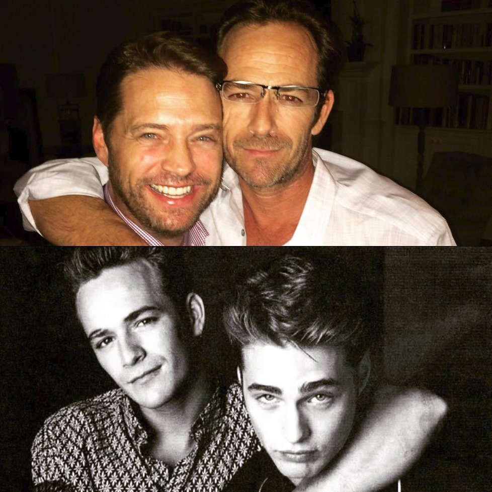 Jason Priestley a Luke Perry si byli velice blízcí.