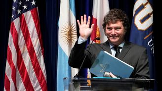 Argentinský prezident Javier Milei přijede do Prahy, převezme Výroční cenu Liberálního institutu
