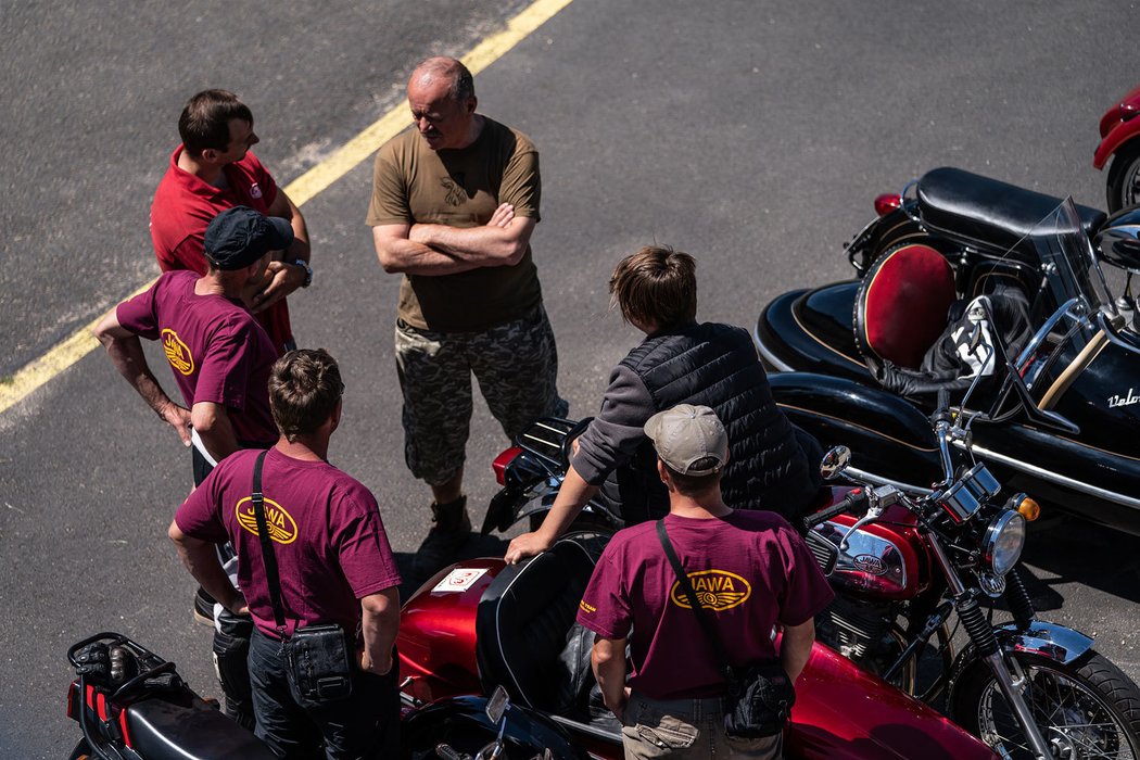 V Mostě proběhl sraz motocyklů Jawa