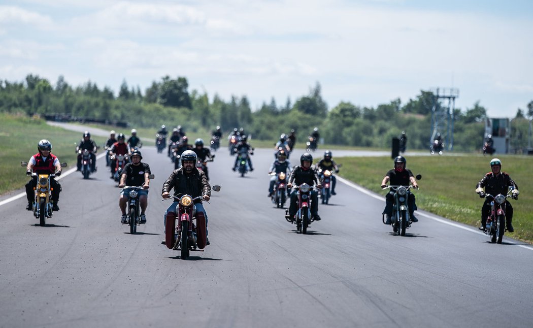 V Mostě proběhl sraz motocyklů Jawa