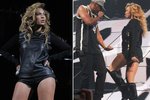 Raper jay Z a jeho žena Beyonce společně vystoupili na koncertu v Brooklynu. Zpěvačka si oblékla kožený obleček a byla zatraceně sexy