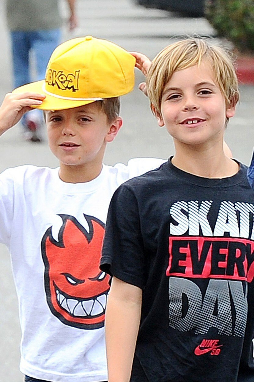 Synové Britney Spears Sean Preston a Jayden James.