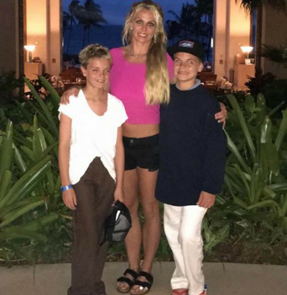 Synové Britney Spears Sean Preston a Jayden James