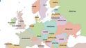 Různá slova v evropských jazycích