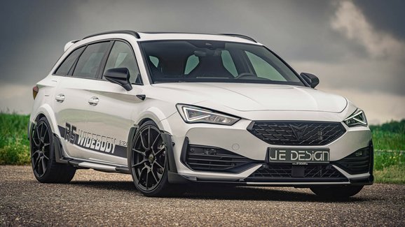 Cupra Leon Sportstourer od JE Design má větší výkon než Golf R. A nápadný bodykit