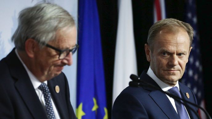 Jean Claude Juncker a Donald Tusk