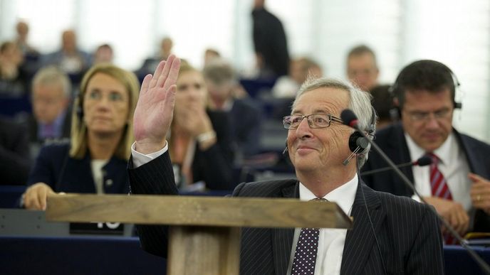 Jean-Claude Juncker během volby předsedy Evropské komise