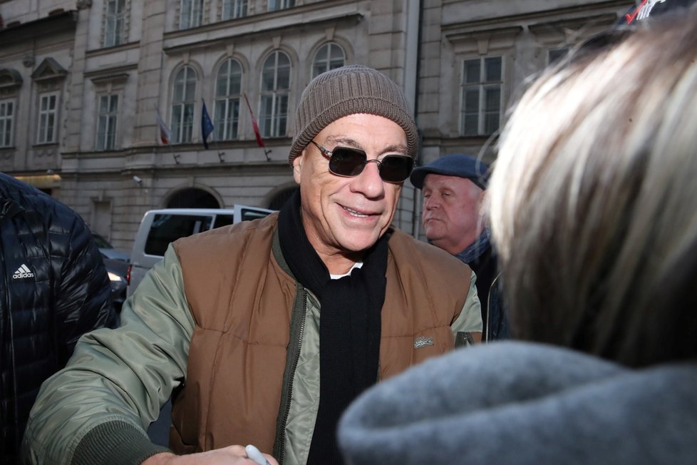 Jean-Claude van Damme v Praze