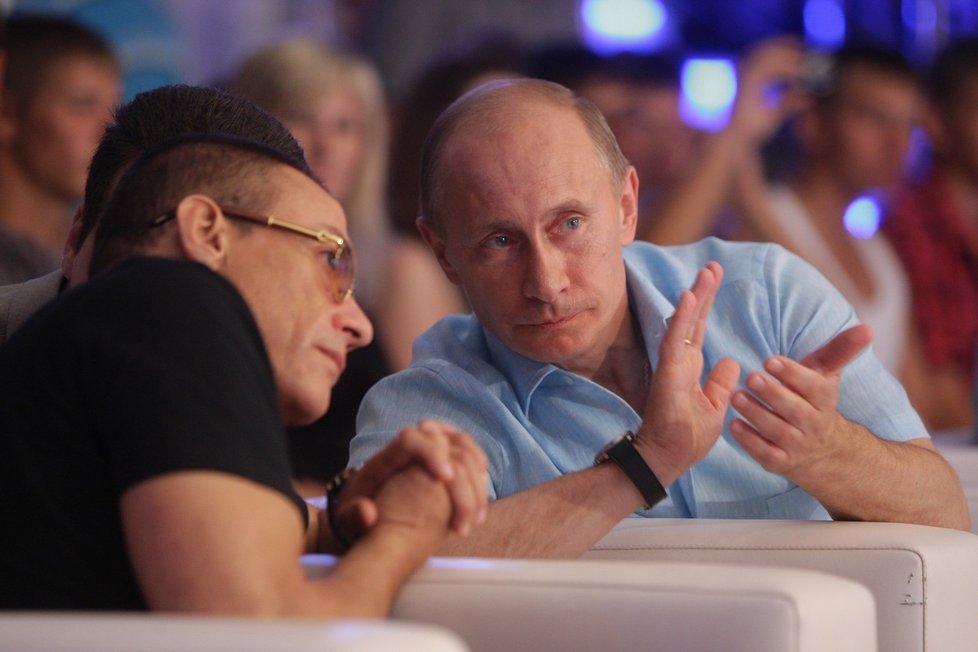 Jean-Claude van Damme a Vladimir Putin (2007)