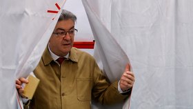 Jean-Luc Mélenchon u voleb do Národního shromáždění (12.6.2022)