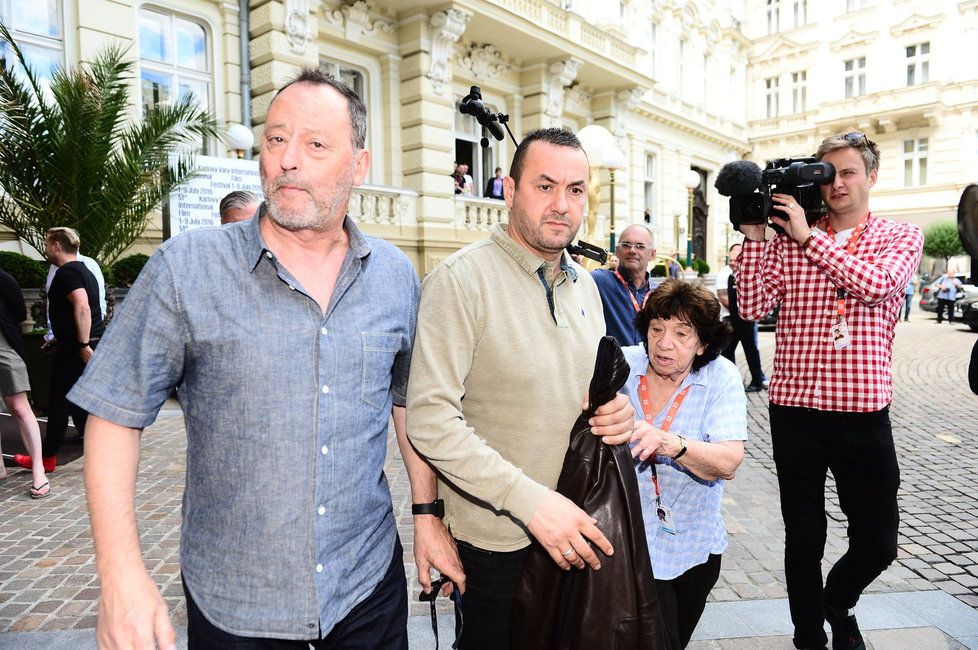 Jean Reno přijel na festival v Karlových Varech.