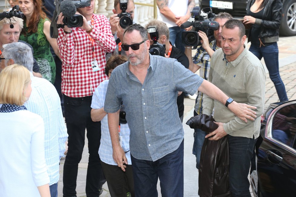 Jean Reno přijel na festival v Karlových Varech.