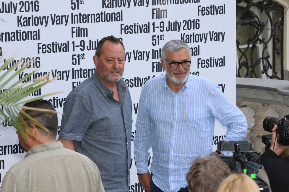 Jean Reno přijel na festival v Karlových Varech.