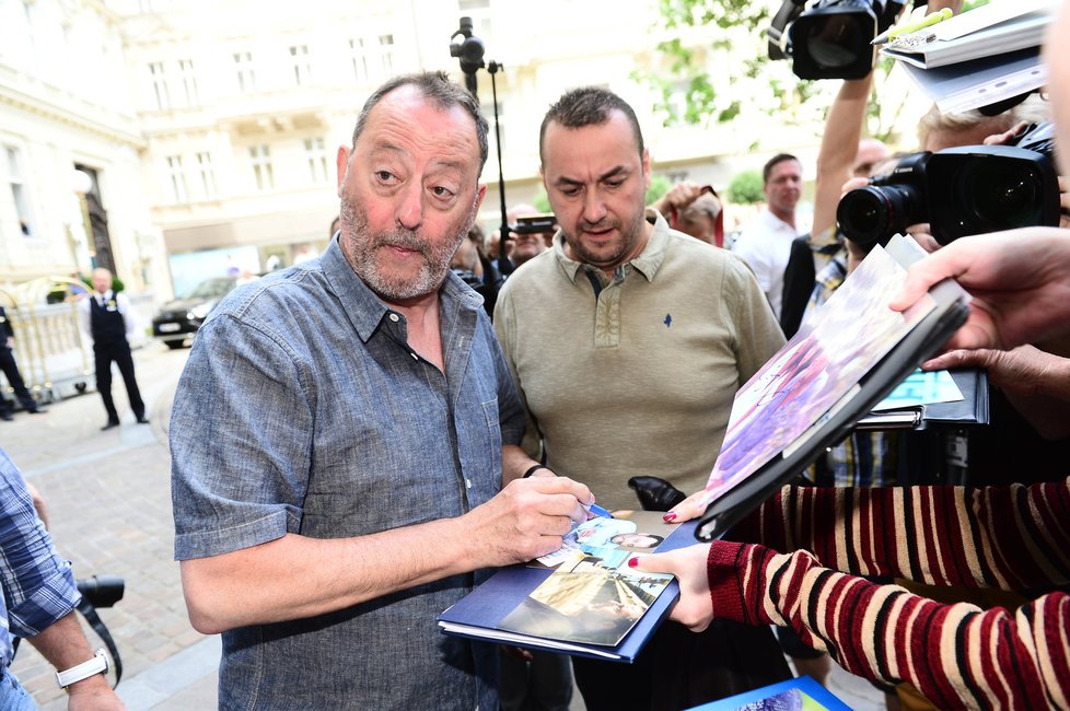 Jean Reno přijel na festival v Karlových Varech.