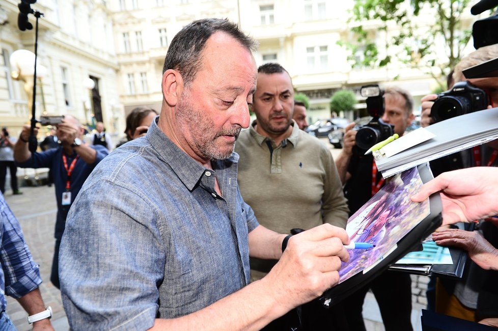 Jean Reno přijel na festival v Karlových Varech.