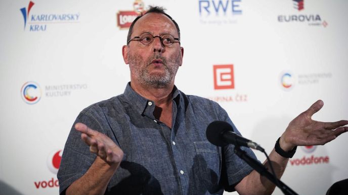 Jean Reno v Karlových Varech.