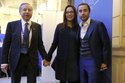 S manželkou Michelle Yeoh a synem Nicolasem