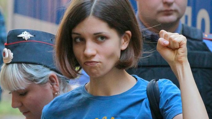Jedna z vezněných členk Pussy Riot Naděžda Tolokonniková