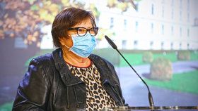 Tiskovka po jednání vlády: Marie Benešová, ministryně spravedlnosti