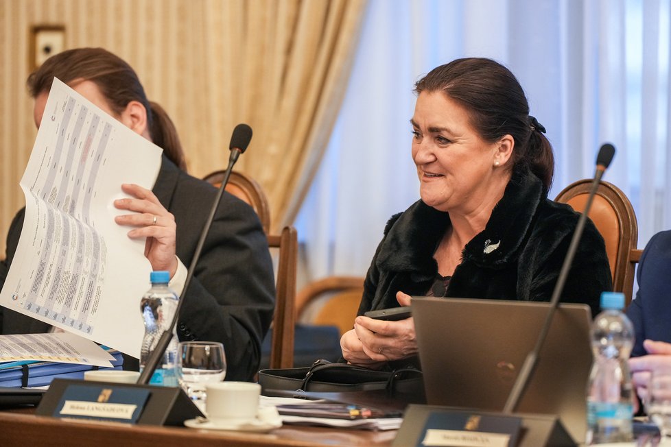 Jednání vlády 7. 2. 2024: Ministryně pro vědu, výzkum a inovace Helena Langšádlová