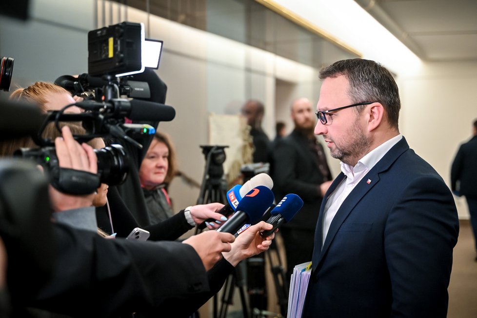 Jednání vlády 17. 1. 2024: Vicepremiér a ministr práce a sociálních věcí Marian Jurečka