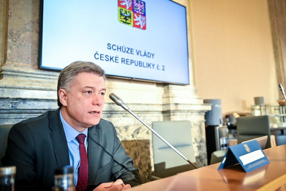 Jednání vlády 10. 1. 2024: Ministr spravedlnosti Pavel Blažek