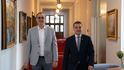 Jednání vlády: Ministři za Motoristy Boris Šťastný a Petr Macinka (20.7.2026) Jednání vlády: Ministři za Motoristy Boris Šťastný a Petr Macinka (20.7.2026)