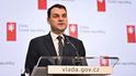 Petr Macinka (Motoristé) na tiskovce po jednání vlády Petr Macinka (Motoristé) na tiskovce po jednání vlády
