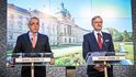 Jednání vlády: Ministr průmyslu a obchodu Jozef Síkela (za STAN) a premiér Petr Fiala (ODS) (14.9.2022)