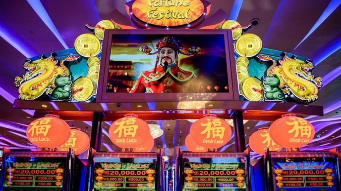 Jedno z řady kasin v Macau
