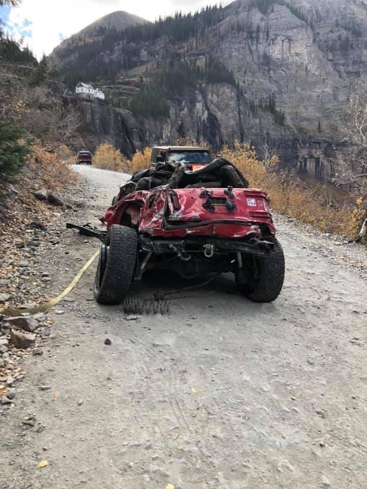 Jeep skončil na šrot.
