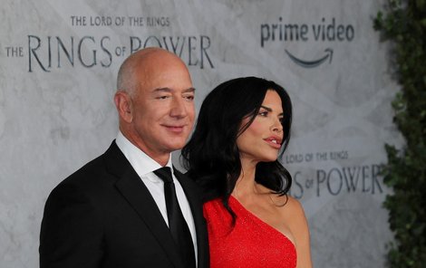 Jeff Bezos a Lauren Sanchez