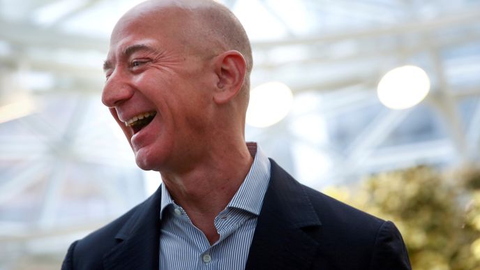 Šéf Amazonu a jeden z nejbohatších lidí světa Jeff Bezos