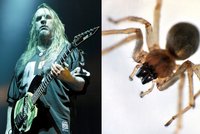 Kytarista (†49) metalové legendy Slayer zemřel: Kousl ho smrtící pavouk!