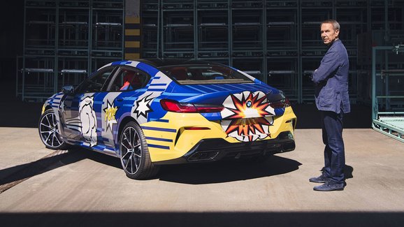 BMW má nový Art Car, The BMW 8 X Jeff Koons stojí šílené peníze. A půjde objednat i v Česku