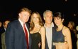 Donald aMelania Trumpovi ve "vybrané společnosti" Epsteina a jeho kumpánky Ghislaine Maxwellové