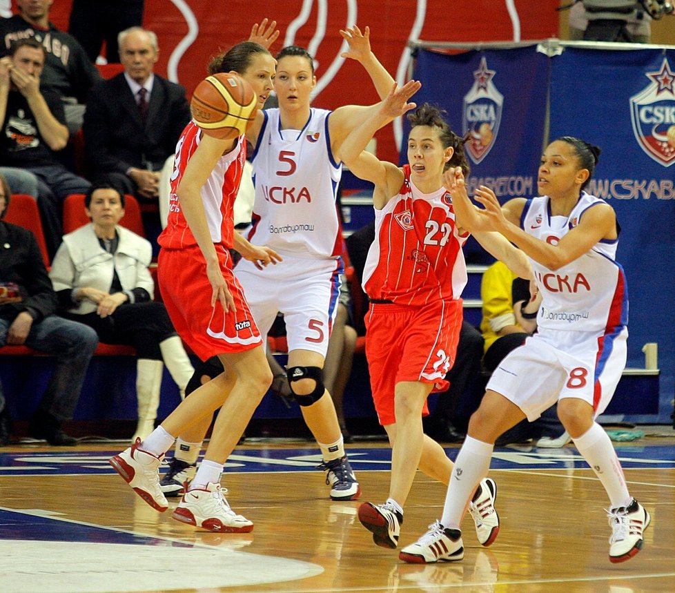 Katka hrála basketbal