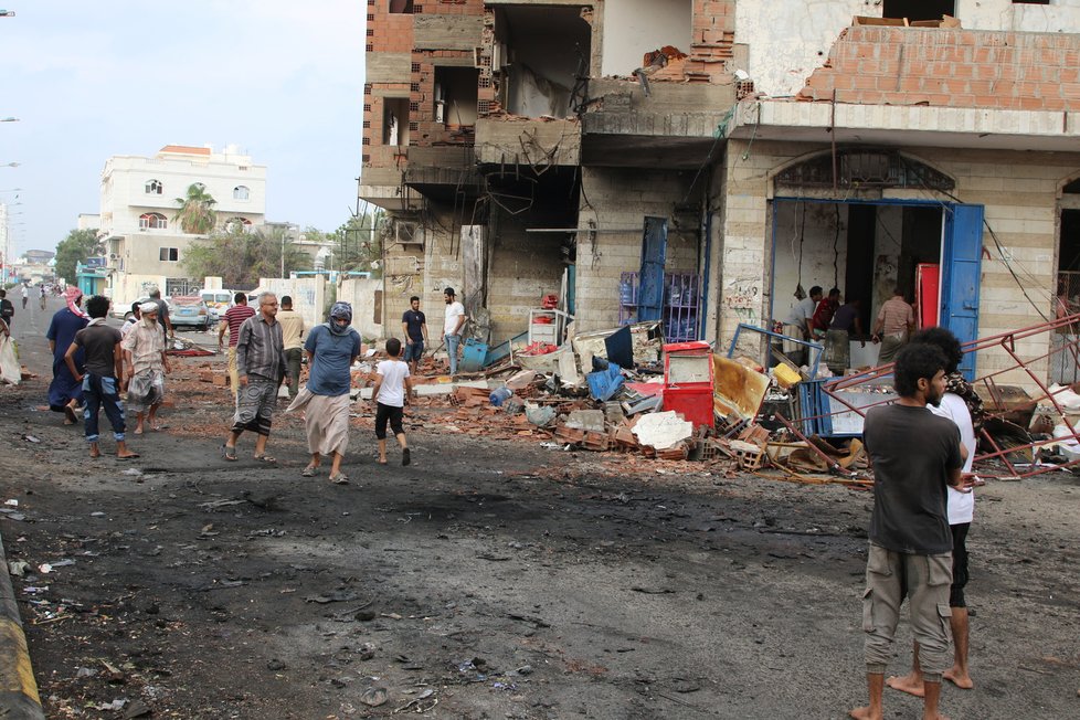 Bombové útoky v Jemenu.