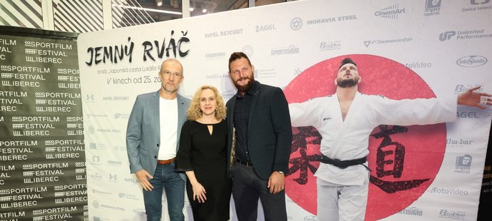 Premiéra filmu Jemný rváč ve Slovanském domě.