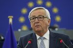 Šéf Evropské komise Juncker přednesl ve Štrasburku zprávu o stavu EU.