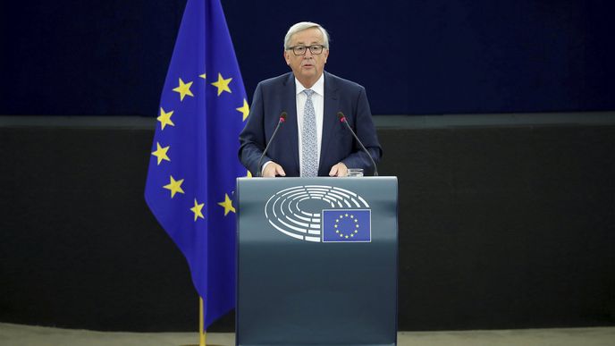 Šéf Evropské komise Juncker přednesl ve Štrasburku zprávu o stavu EU