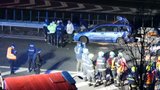Na dálnici D6 u Jenče zemřel řidič: Po nehodě vystoupil na vozovku, smetlo ho další auto