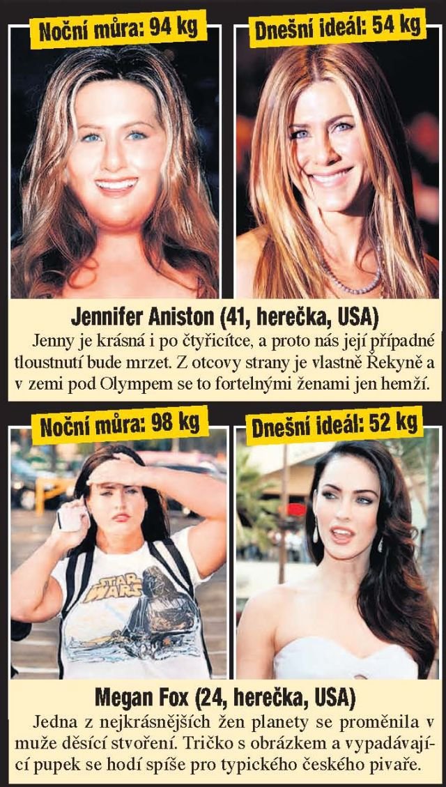 Jennifer Aniston a Megan Fox