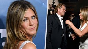 Jennifer Aniston a Brad Pitt