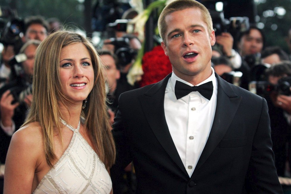 Jennifer Aniston a Brad Pitt