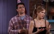 Jennifer Aniston a Matt LeBlanc jako Rachel a Joey v Přátelích