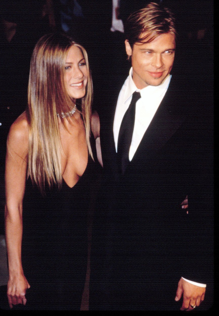 Jennifer Aniston a Brad Pitt na oscarové after párty Vanity Fair, 2000