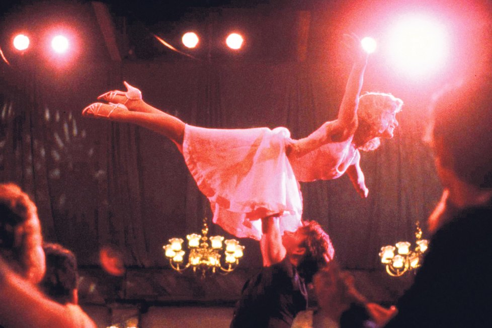 Jennifer Grey a Patrick Swayze v kultovním filmu Hříšný tanec